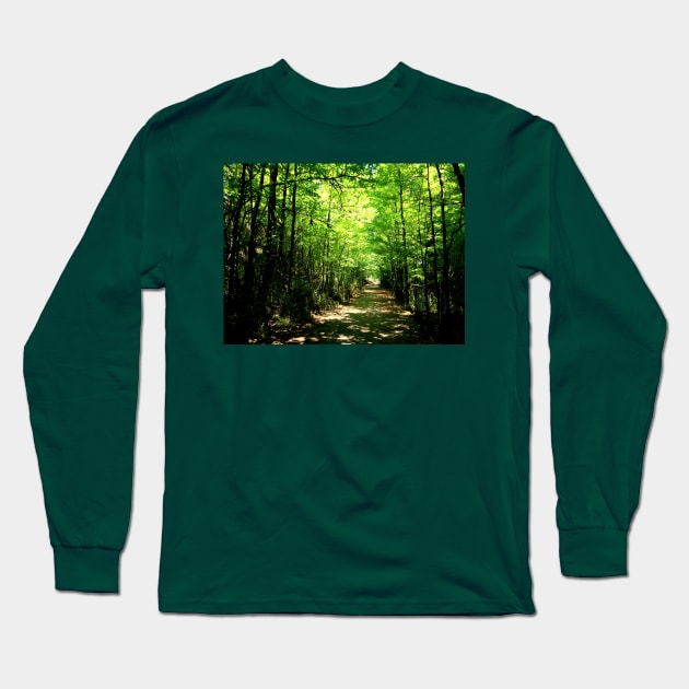 Yarrangobilly Path Long Sleeve T-Shirt by Dalekboy